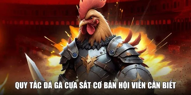 Quy tắc cơ bản khi hội viên tham gia đấu chiến kê cần biết